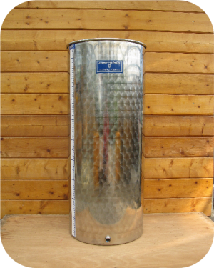 100_liter INOX, RvS gistingsvat voor wijn en bier - Tas Brouwwinkel