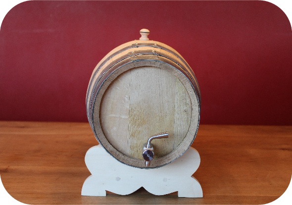 5 liter eiken whiskyvat - Tas Brouwinkel