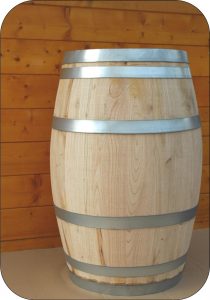kastanje houten vat 110 liter - Tas Brouwinkel