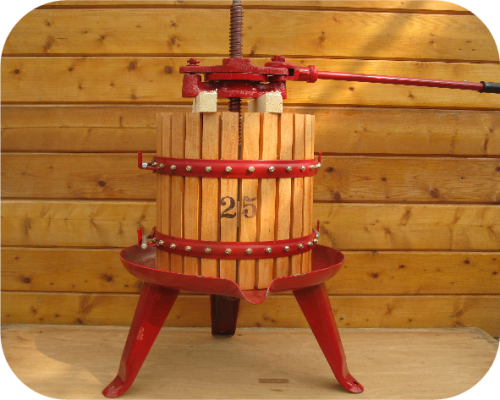 25 liter fruitpers - Tas Brouwwinkel