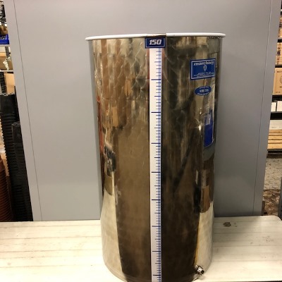 150 liter INOX brouwvat