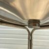 Onderaansluiting 100 liter RVS vat met conische bodem