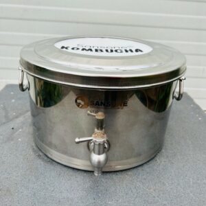 Kombucha vat van 10 liter RVS