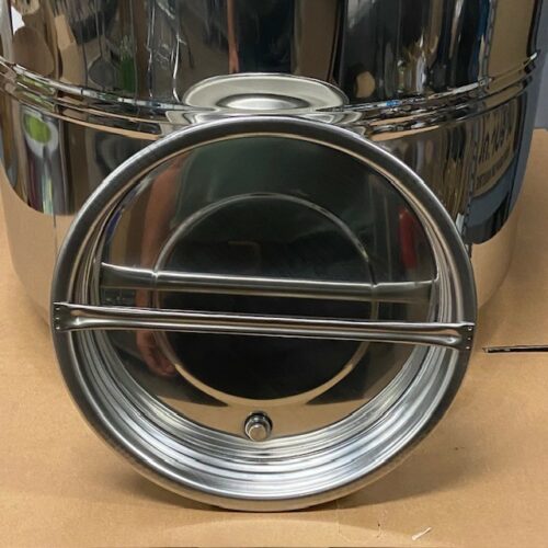 Olijfolievat RVS 50 liter met kraan merk Sansone