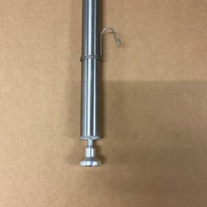 RVS luchtpomp met manometer t.b.v. Airfloat deksel