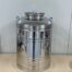 Vergistingsvat 100 liter van RVS met waterslot van Sansone