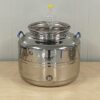 Vergistingsvat 25 liter van RVS met waterslot van Sansone