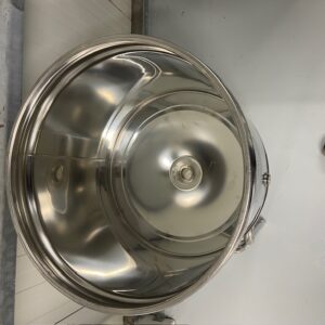 Vergistingsvat 50 INOX liter inclusief onderstel en conische bodem, merk Sansone