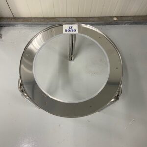 Vergistingsvat 50 INOX liter inclusief onderstel en conische bodem, merk Sansone