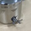 Honingvat RVS 15 liter met snijkraan merk Sansone