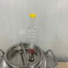 Vergistingsvat 10 liter van RVS met waterslot van Sansone