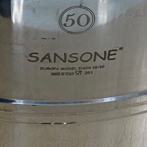 Honingvat RVS 50 liter met snijkraan merk Sansone