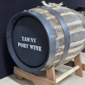 Tawny portwijn vat 40 liter met eiken onderstel
